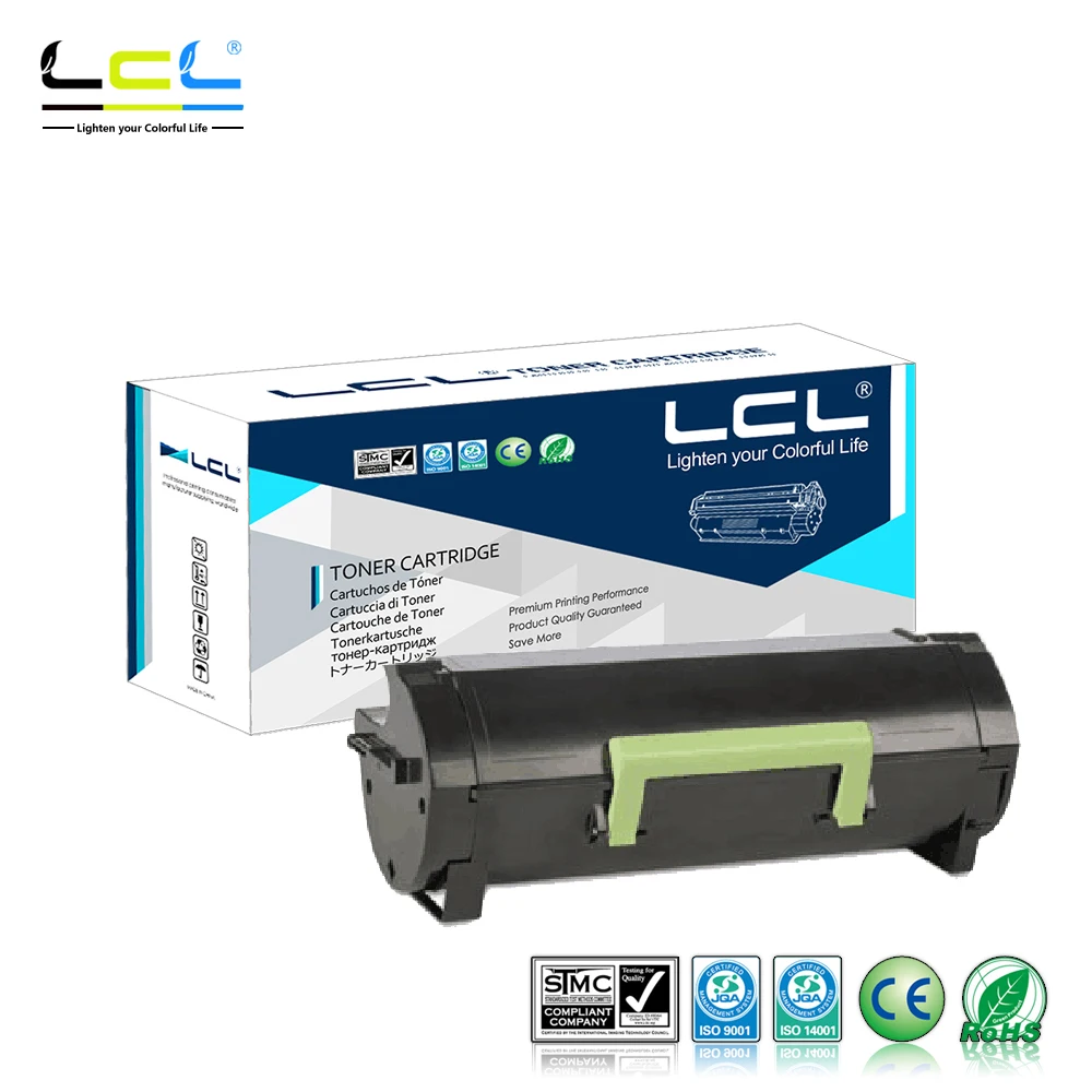 LCL 60F1H00 60F1000 601H 60F2H00 60F2000 602H (1-Pack Black) Toner Cartridge Compatible for Lexmark MX310dn LCL 60F1H00 60F1000 601H 60F2H00 60F2000 602H (1-Pack Black) Toner Cartridge Compatible for Lexmark MX310dn