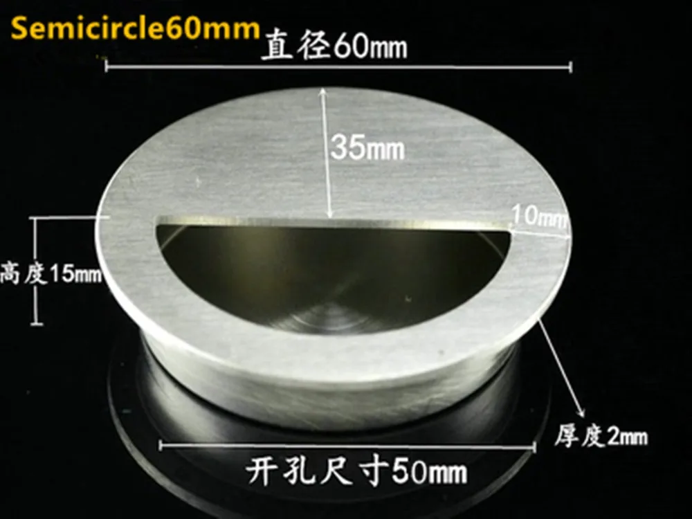 1 шт. Скрытая утопленная Мебельная ручка из нержавеющей стали круглый квадратный кухонный шкаф ящик комод вытяжные дверные ручки