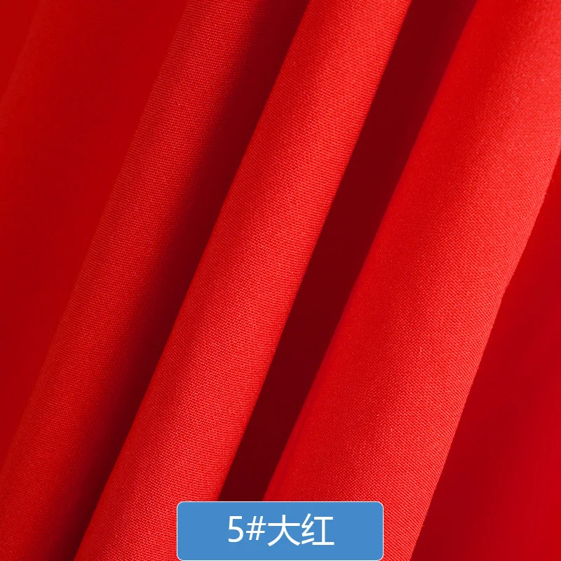 Микро-волокно лайкра спандекс стрейч трикотажная ткань купальник Zentai плотный латинский танец костюм ткань - Цвет: Red