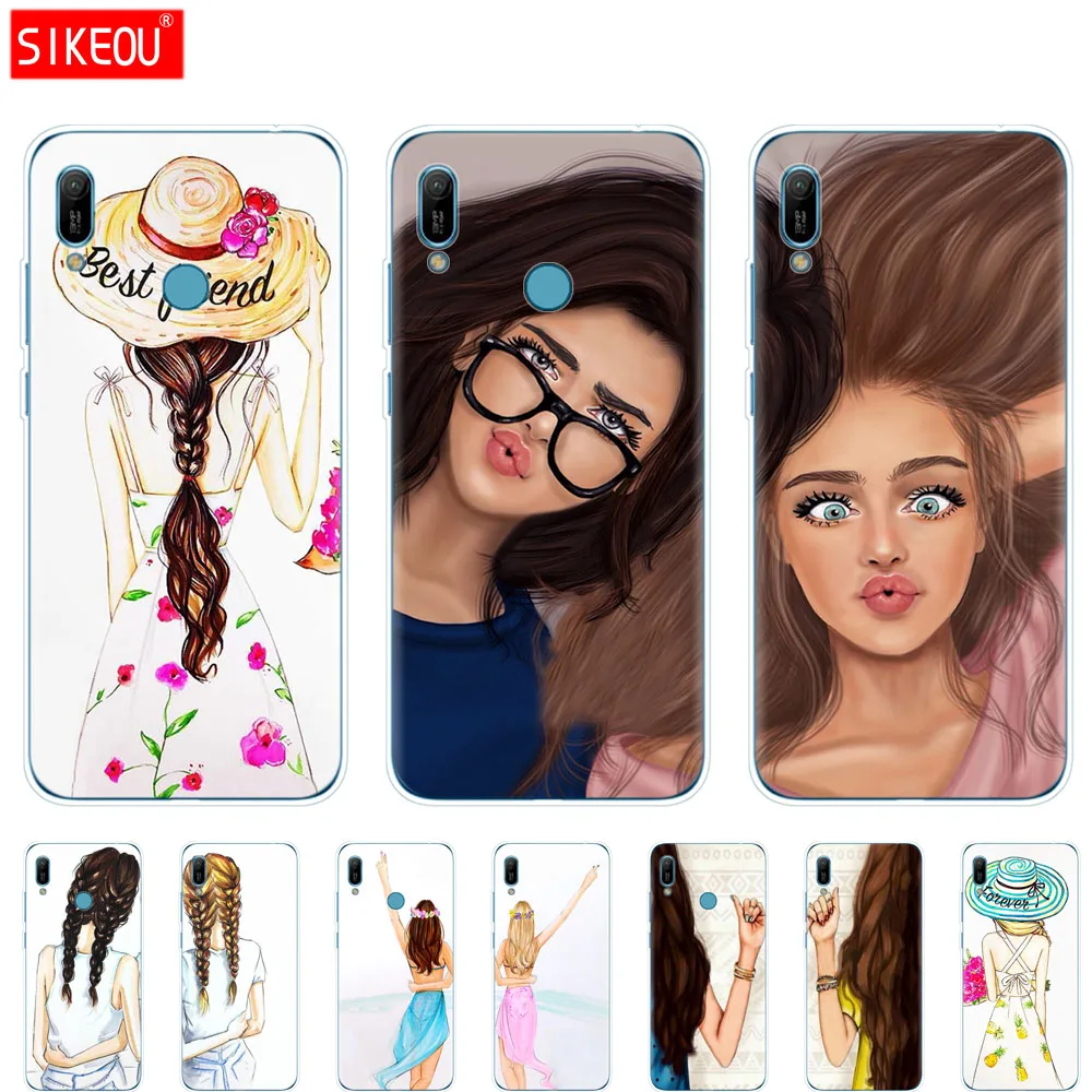 Чехол для Huawei Honor 8A PRO 8C 8X 10 i play чехол накладка Y5 Y6 Y7 Y9 2019 pro Prime Girls блондинка лучшие