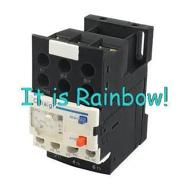 

Free Shipping AC 9-13A Range 3P Motor Thermal Overload Relay w LAD7B106 Terminal Block Base
