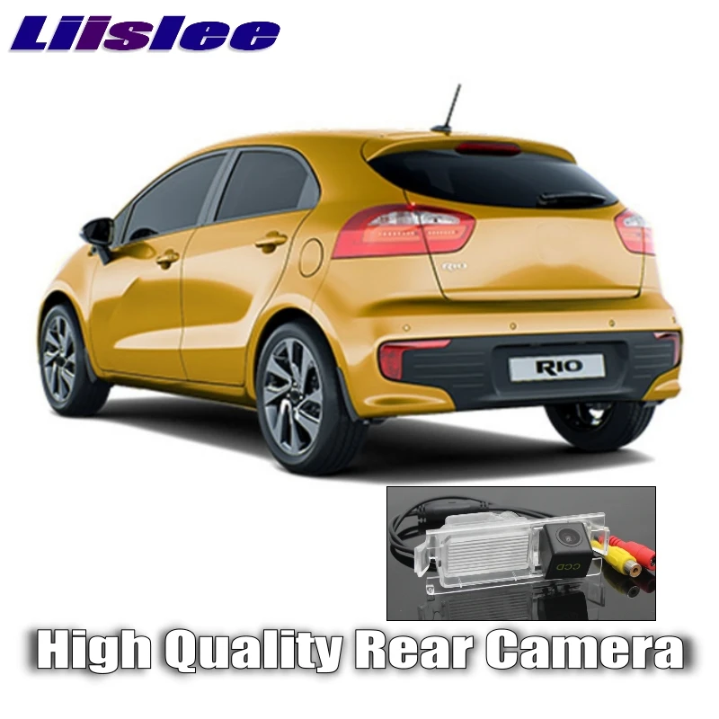 Liislee Автомобильная камера для KIA Rio/K2/Pride хэтчбек Ultra HD камера заднего вида автомобиля imag для любителей использования | RCA