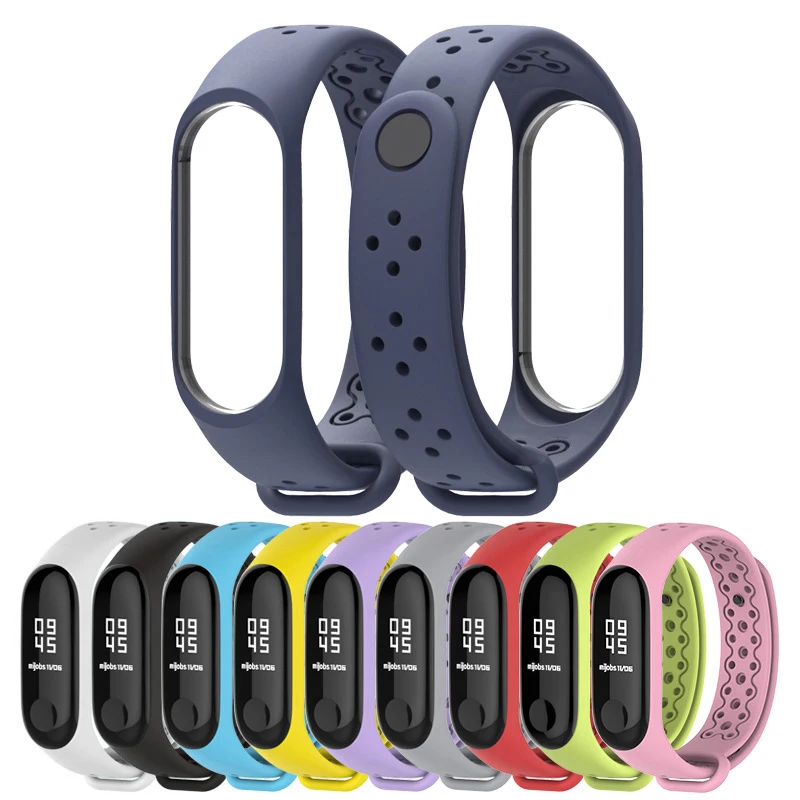 Mi Band 3/4 ремешок для Xiaomi mi ремешок 3 ремешок силиконовый браслет для Xiaomi mi ремешок 4 сменный ремешок аксессуары