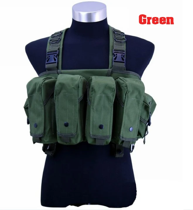 USMC страйкбол нейлон боевой тактический мешочек жилет Зеленый CS товары для