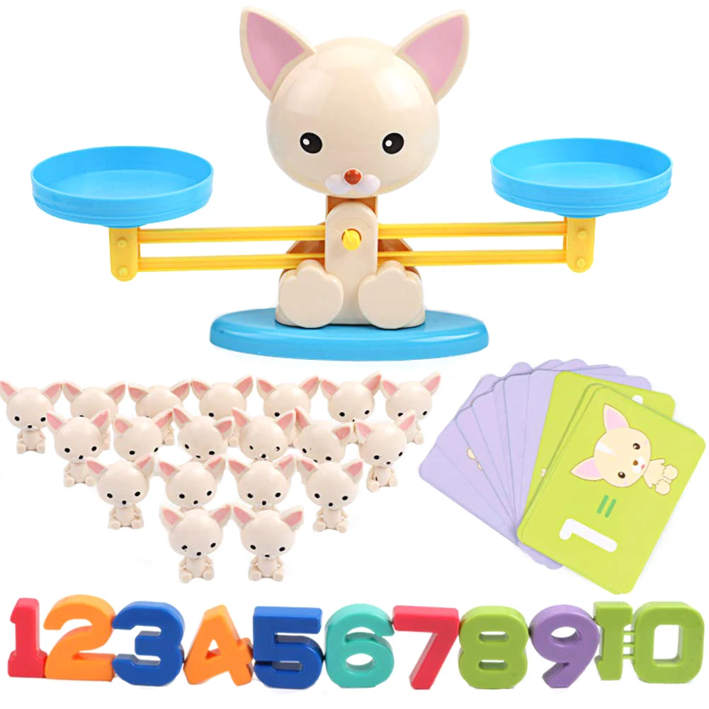 Настольная игра для собаки Math Balancing Scale игрушка образовательный математический