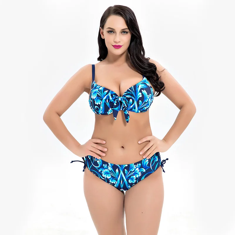 

2019 New Style Bikini Swimwear Beach Holiday Hot Sexy Big Size Plus Size Fashion Comfortable Faddish Ladies Women Female Bikini