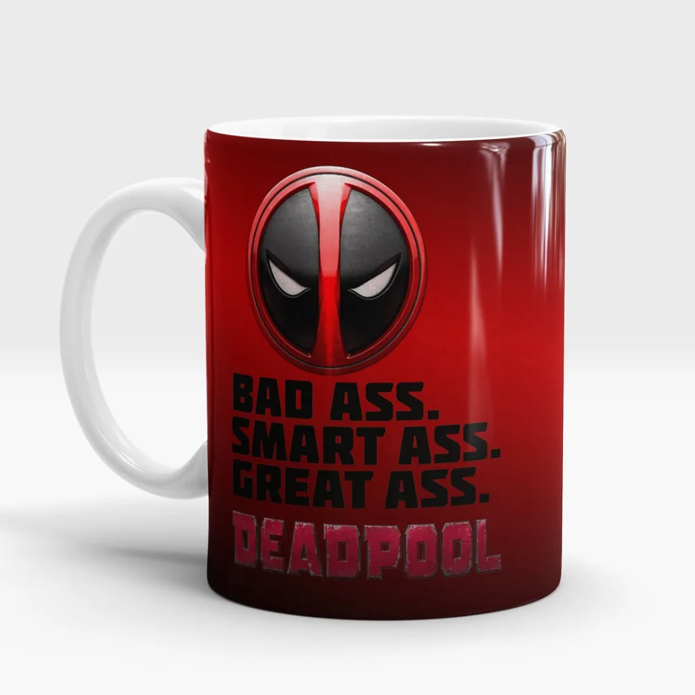 Deadpool mug coffee mugs travel mugs cups birthday gifts ceramic white mug home decal porcelain