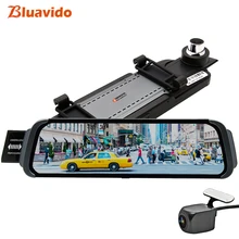 Bluavido 10 дюймовое зеркало Видеорегистраторы для автомобилей 4G ADAS
