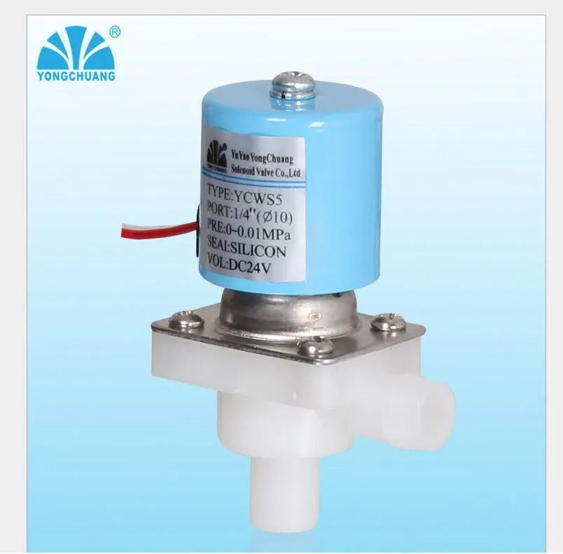 Нормально закрытый N/C питьевой фонтаны RO питьевой машины прямоугольный низкого давления DC 12 В DN10 воды паровой электромагнитный клапан