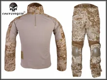 Emerson Tactical Gen2 Suit Shirt Combat Pants Elbow Knee Pads Waterproof Training Uniform Airsoft Durable Hunting Outdoor Gear