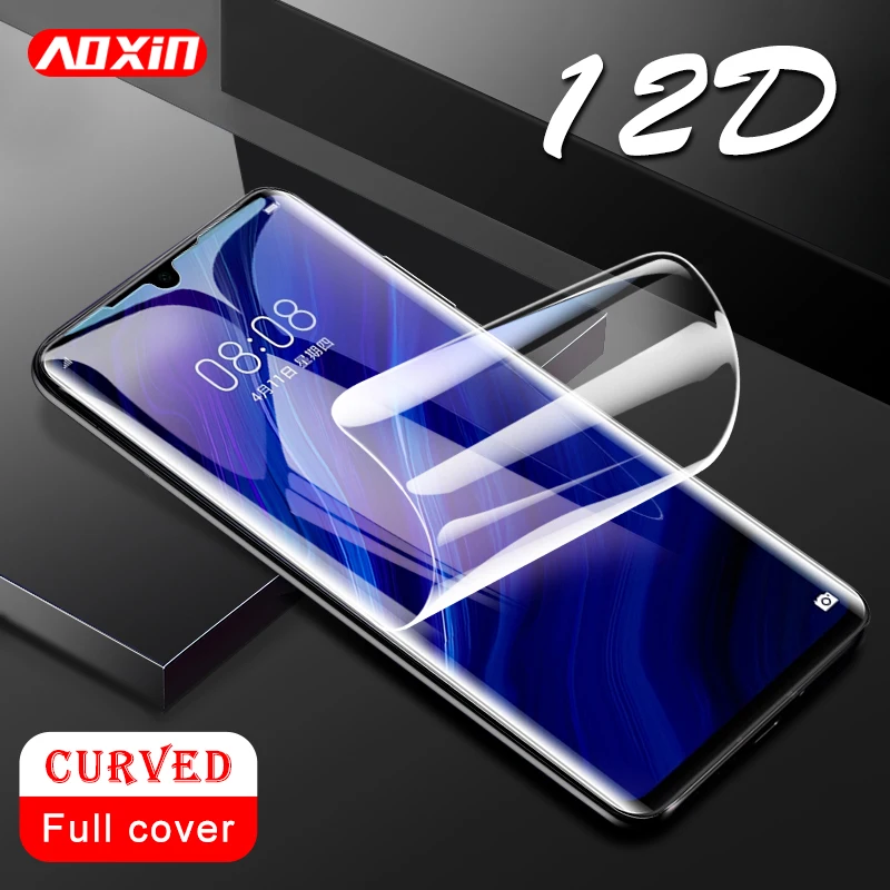 Защитная пленка AOXIN для Huawei P30 Pro lite изогнутая защитная из мягкого ТПУ с полным