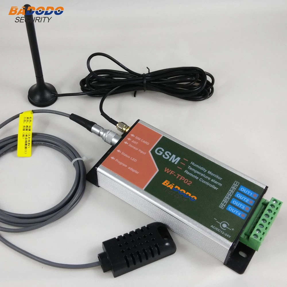 Verde de Temperatura e Umidade Controlador de Dispositivo de Monitoramento de Alarme Relatório de Log Alarme da Casa Badodo Casa E-mail Temp Verde Gsm Sms 2 de Alarme E-mail Relatório de Log Temp Alarme Da Casa Verde