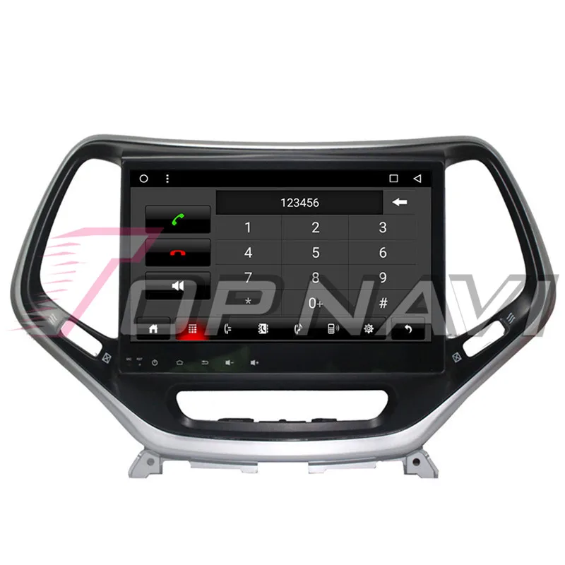 TOPNAVI Android 8,1 Автомобильный gps навигация для JEEP Cherokee Авто радио мультимедиа аудио стерео без DVD Magnitol 10," Восьмиядерный