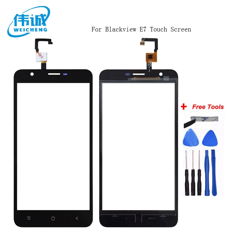 

WEICHENG For Blackview E7 Touch Screen Lens Sensor Touch Panel Replacement Without LCD+Tools For Blackview E7