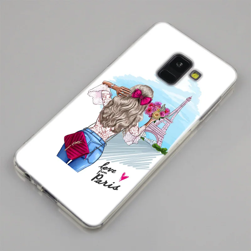 Силиконовый прозрачный чехол для Samsung Galaxy A50 A30 A10 A40 A6 A8 Plus A9 A5 A7 2018 2017 2016 Note 9