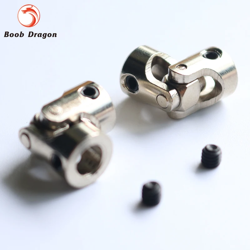 2x Universal RC Stainless Steel Joint Coupling R/C Model Parts 6mm 6mm