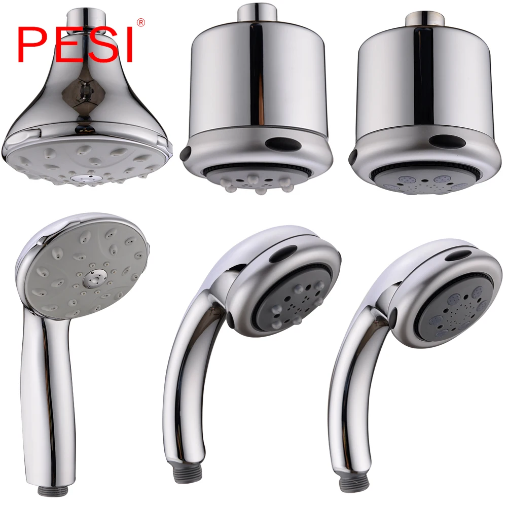 

6/5/3 Funtion High Pressure Handheld Shower Head Set with 1.5m Hose, Bracket and Water Deverter, Detachable & Adjustable Mount.