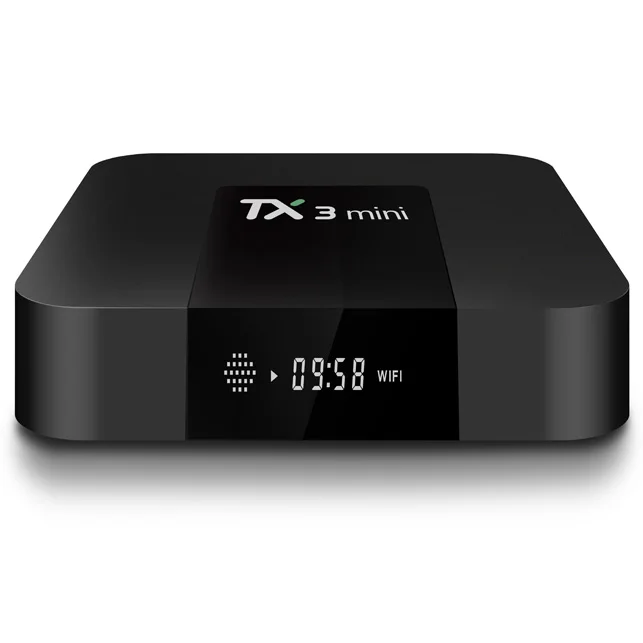 TX3 Мини ТВ приставка на базе Android коробка S905W 4 ядра 7 1 Поддержка K Декодер каналов