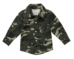 

Cute Camouflage Kids Baby Boys Girls Long Sleeve Tops Shirt T-shirt Clothes 0-4T