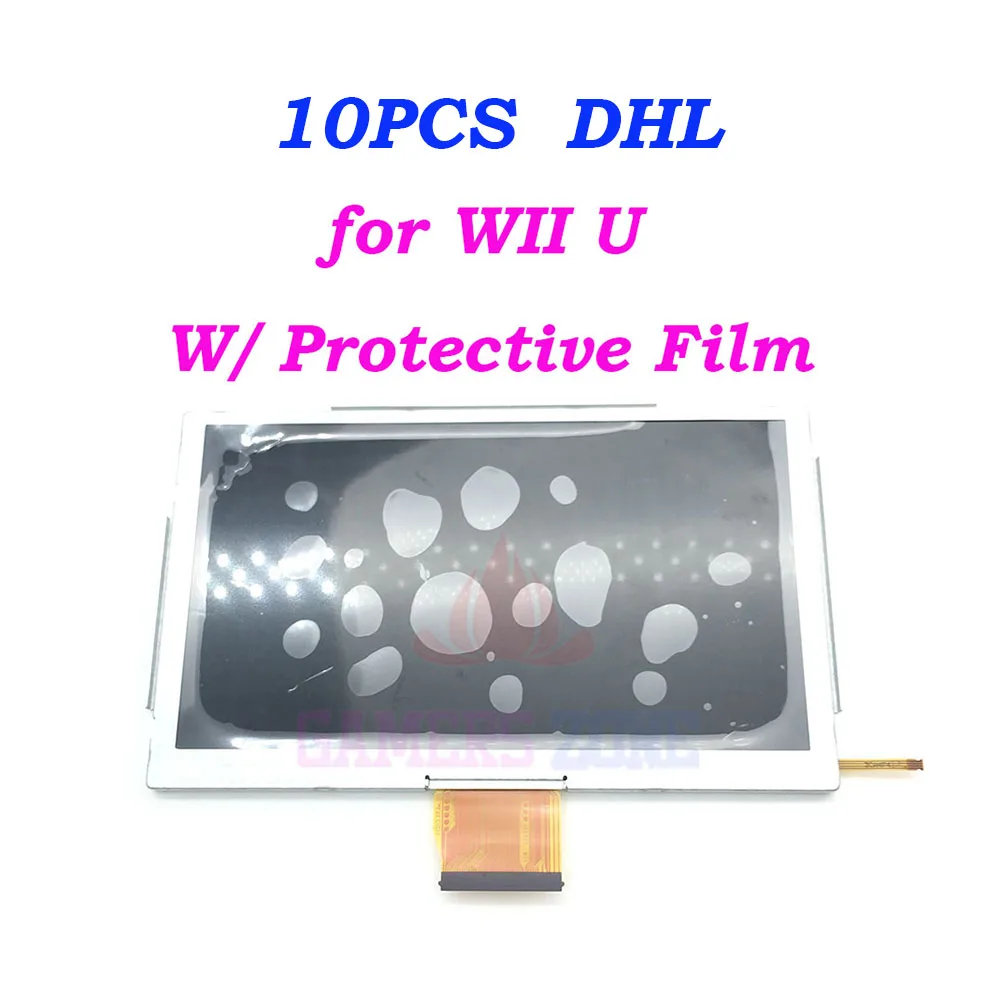 

10PCS DHL Replacement Repair Part For Nintendo Wii U Gamepad LCD Screen Display Panel Gamepad