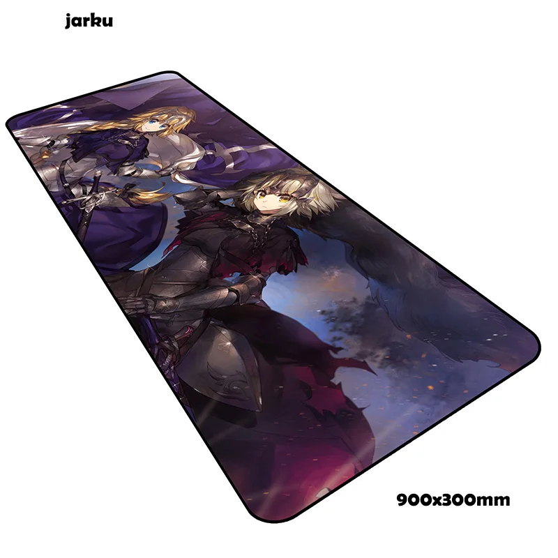 Fate grand order коврик для мыши 3d компьютерный геймер Коврик для мыши 900x300x3 мм Большой ПК Коврик Для Мыши Эргономичный гаджет офисный стол коврики - Цвет: Size 900x300x3mm