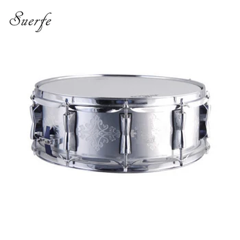 

SUERTE Aluminium Snare Drum Polyester Drumhead 14"*6.5" Size High Quality Drums Percussion Instrumentos Musicais Profissionais