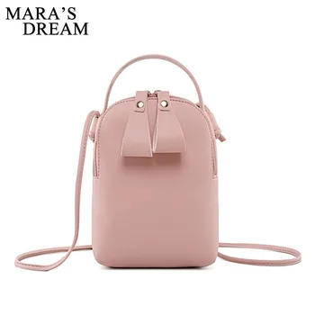 

Mara's Dream 2020 Ladies New Diagonal Mobile Phone Bag Solid Color Double Zipper Multi-function Wallet Shoulder Bag Shell