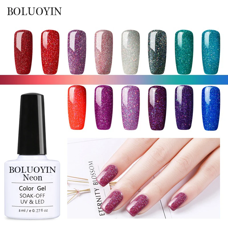 

Neon Hybrid Gel Primer for Nail Art 8ML 31 Color Rainbow Hybrid UV Gel Varnish Nail Long-Lasting UV LED Nail Gel Polish