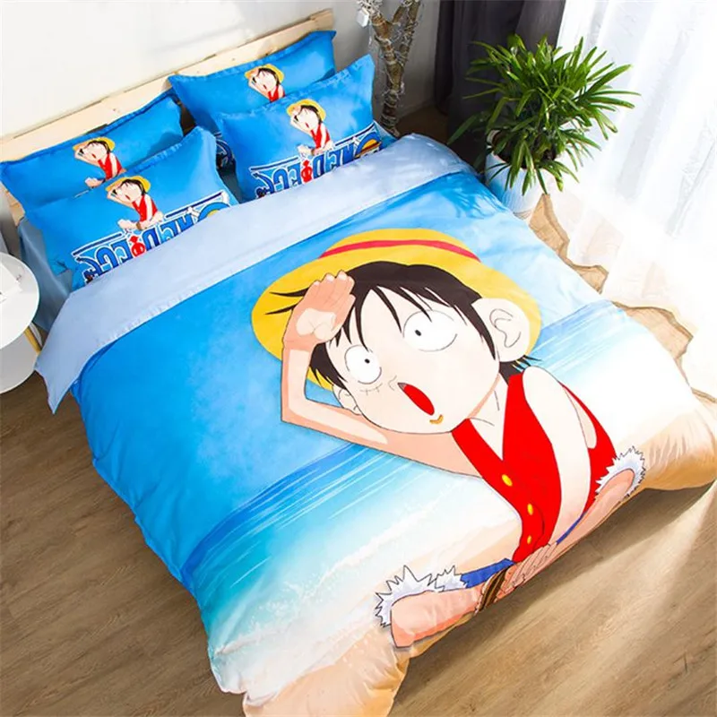 Новинка комплект постельного белья с объемным рисунком аниме Комплект для