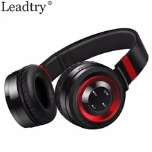LeadTry Wired and Wireless Bluetooth Headphones With Mic Support TF Card Stereo Noise Cancelling Bluetooth Headset For Phone PC