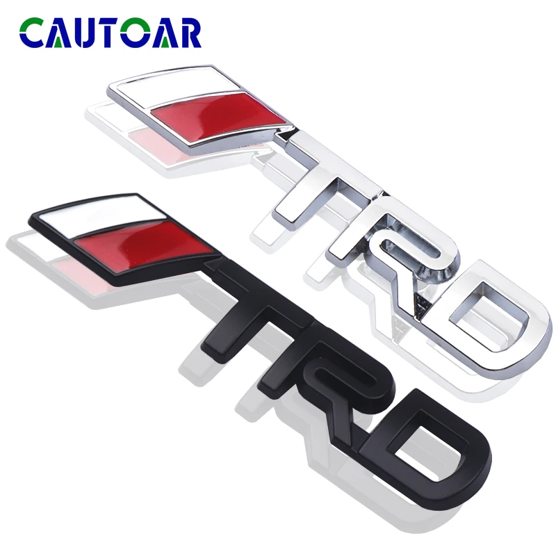 

Car Styling 3D Metal TRD Sport Car Badge rear Emblem tail sticker for Toyota CROWN REIZ COROLLA Camry Accessories