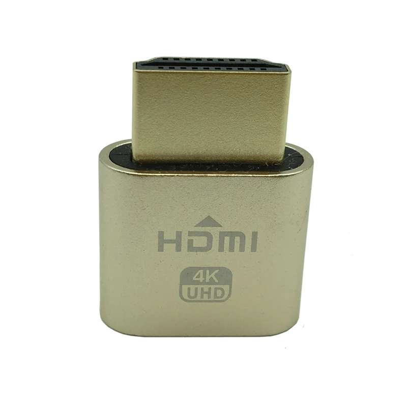 10 шт. адаптер виртуального дисплея VGA HDMI 1 4 DDC EDID Подключаемая штепсельная вилка