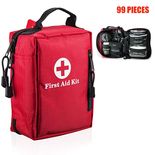 99Pcs Mini First Aid Kit Portable Outdoor Waterproof Medical Bags for