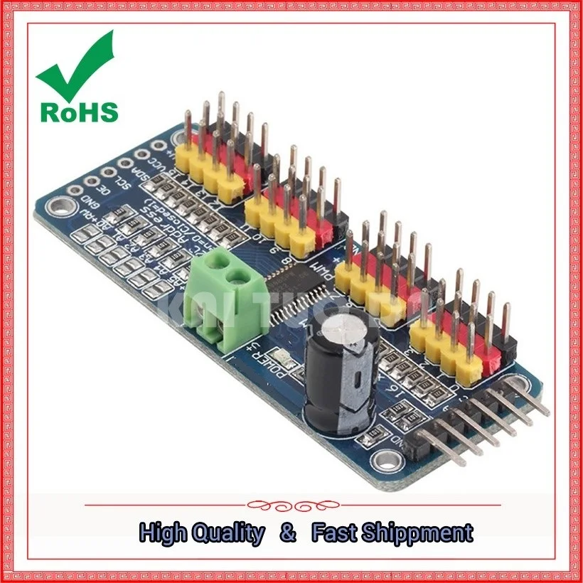 Pwm modules. Pwmservo shield pca9685 16 каналов. pca9685 — 16-канальный 12-битный pwm. pca9685. pca9685 arduino.