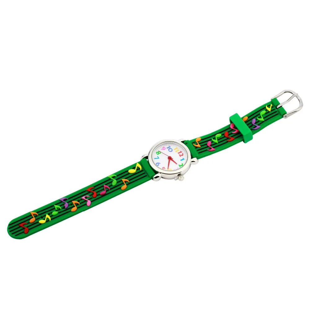 Новые модные музыкальные часы детское фортепиано наручные часы женские силиконовые корейские модные повседневные водонепроницаемые часы
