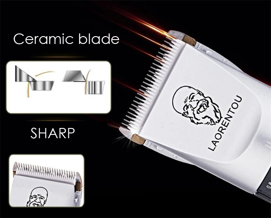 Профессиональный триммер для волос аккумуляторная электрическая машинка для стрижки волос регулируемая бритва резак для укладки