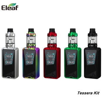 

Original Electronic Cigarettes Eleaf Tessera 150W Kit Tessera Battery 3400mah With Ello TS Atomizer 2ml/4ml eelektronik sigara