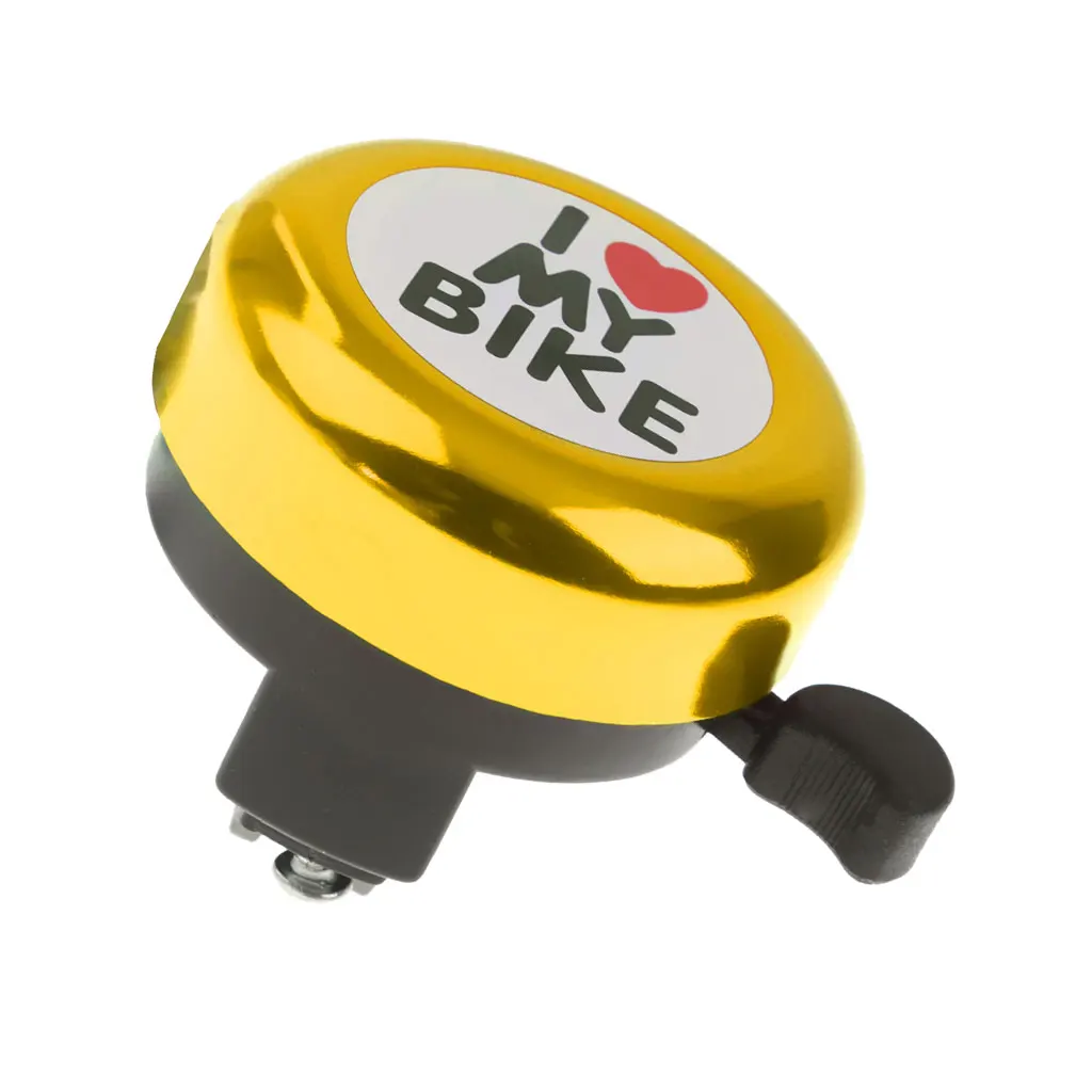 Bicycle Bell Cycling Bike Metal Ring Sound Horn Loud Clear Tone Bicycle Accessories for Adults Kids 22 mm Gold 