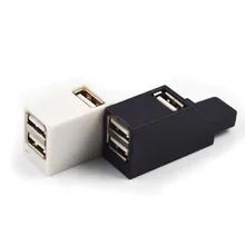 NOYOKERE высокоскоростной 3 порта концентратор USB 2,0 Мини Вращающийся Usb кабель разветвитель концентраторы Адаптеры