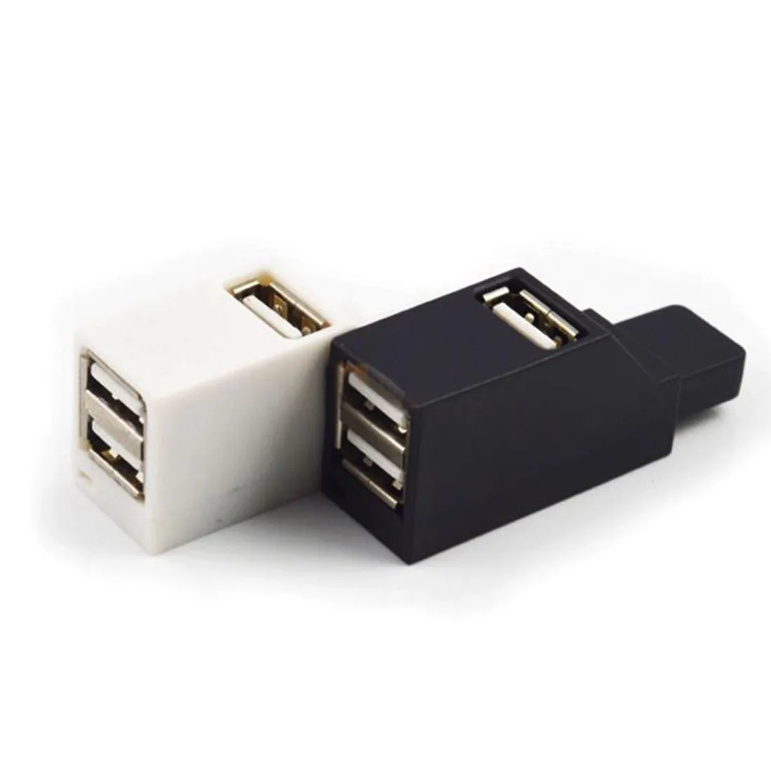 

NOYOKERE Brand New High Speed 3 Ports Hub USB 2.0 Mini Rotate Usb Cable Splitter Hubs Adapters
