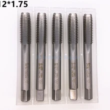 M12* 1,75 винтовой кран точность H2 5 шт = 1 лот прямо рифленый винт нитки метрики вилки нажмите сверла