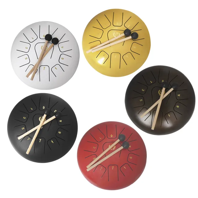 12inch Steel Tongue Hand Pan Drum Buddhism Meditation Percussion