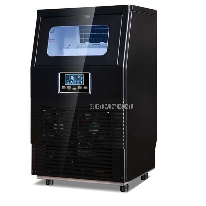 

Electric Square Shape Ice Maker Automatic Portable Block Ice Cube Making Machine For Bar Coffee Shop 40kg/24H WZB-40F/A 200W