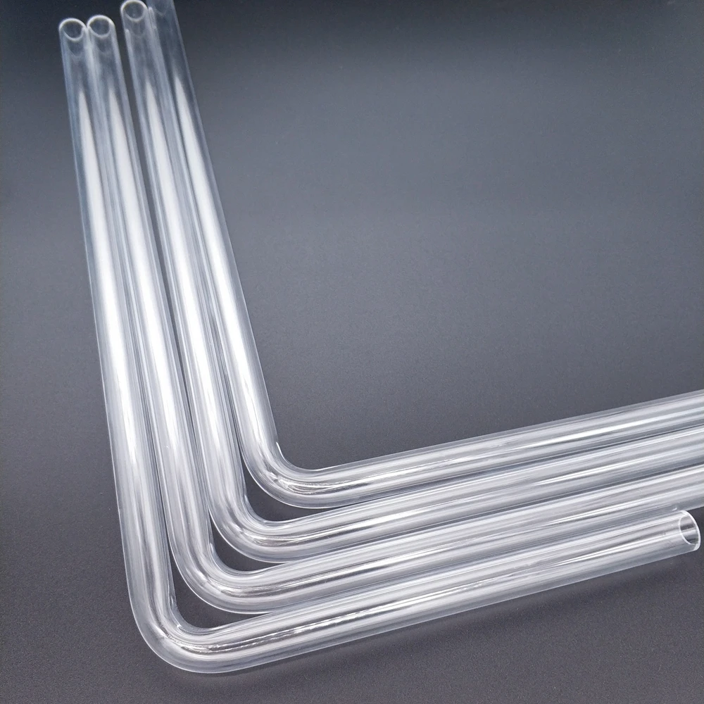 Barrow PMMA / PETG жесткая трубка (OD12mm/OD14mm OD16mm ) + толщина 2 мм 90 градусов гибкая прозрачная
