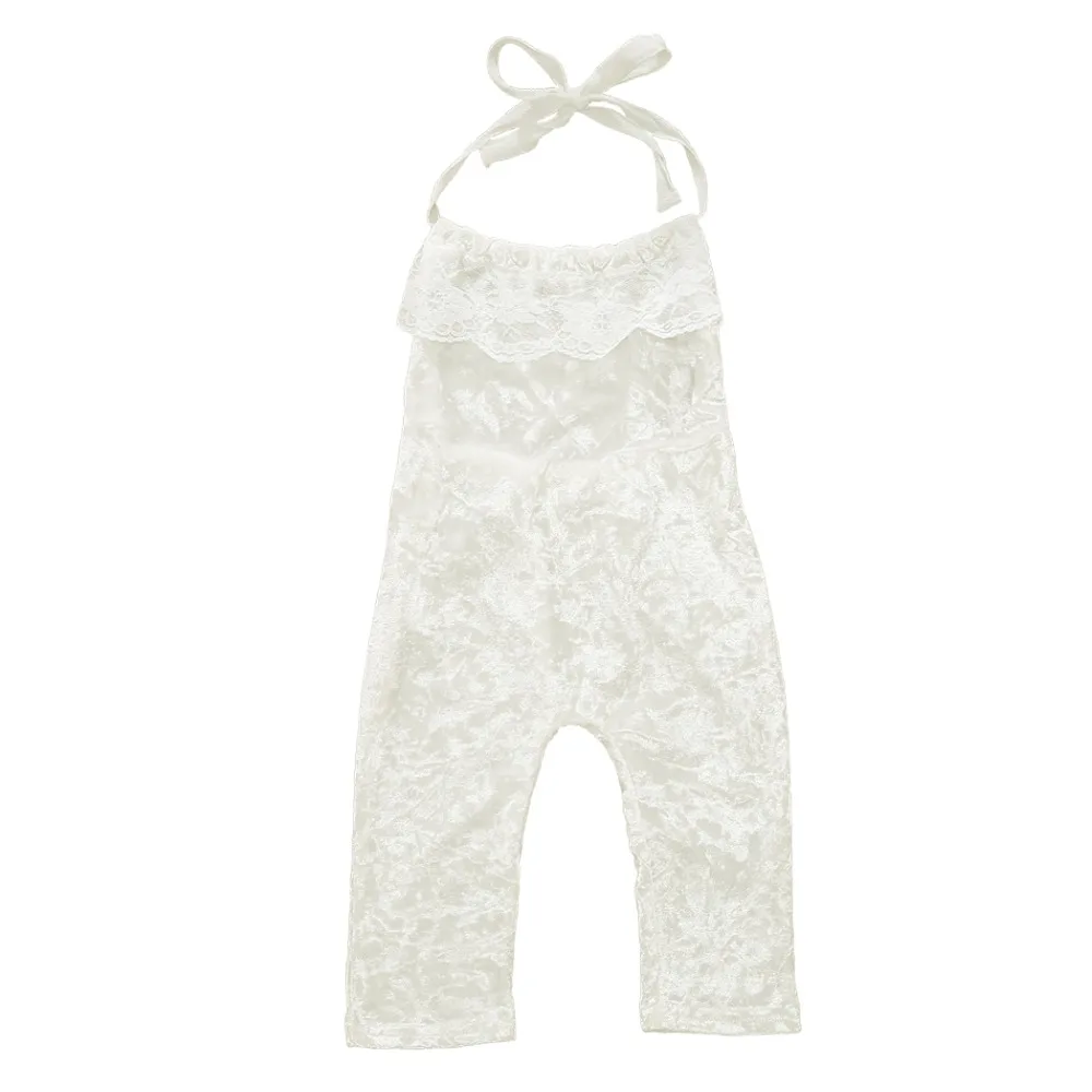 white velvet romper