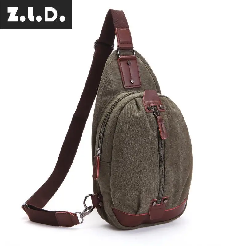 Z.L.D. Производители продают высококачественную холщовую нагрудную сумку модная