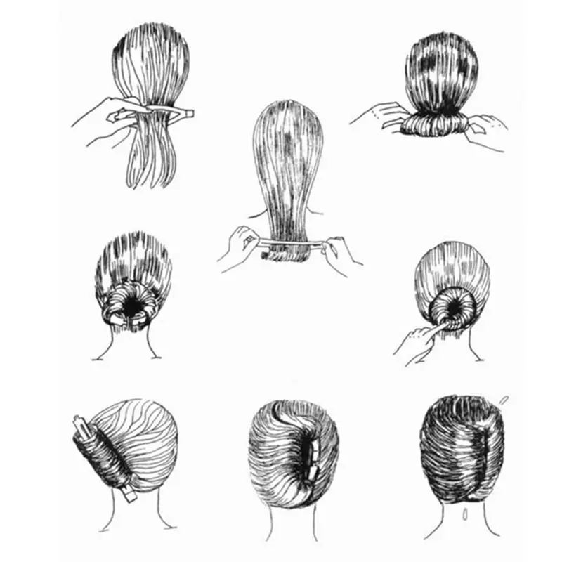 1 шт., модный инструмент для плетения волос, волшебный инструмент для укладки волос, инструмент для плетения булочек