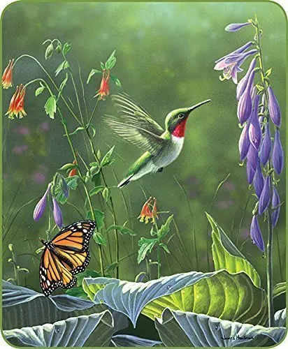 

Spring Autumn Blanket Throw Blanket Hummingbird Butterfly Travel Sofa Soft Warm Blankets