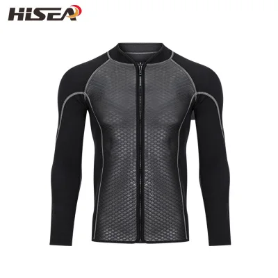 Hisea Seac Men High quality 3mm neoprene wetsuit/Surfing/diving suit Individuality surf clothing keep warm winter swimsuit