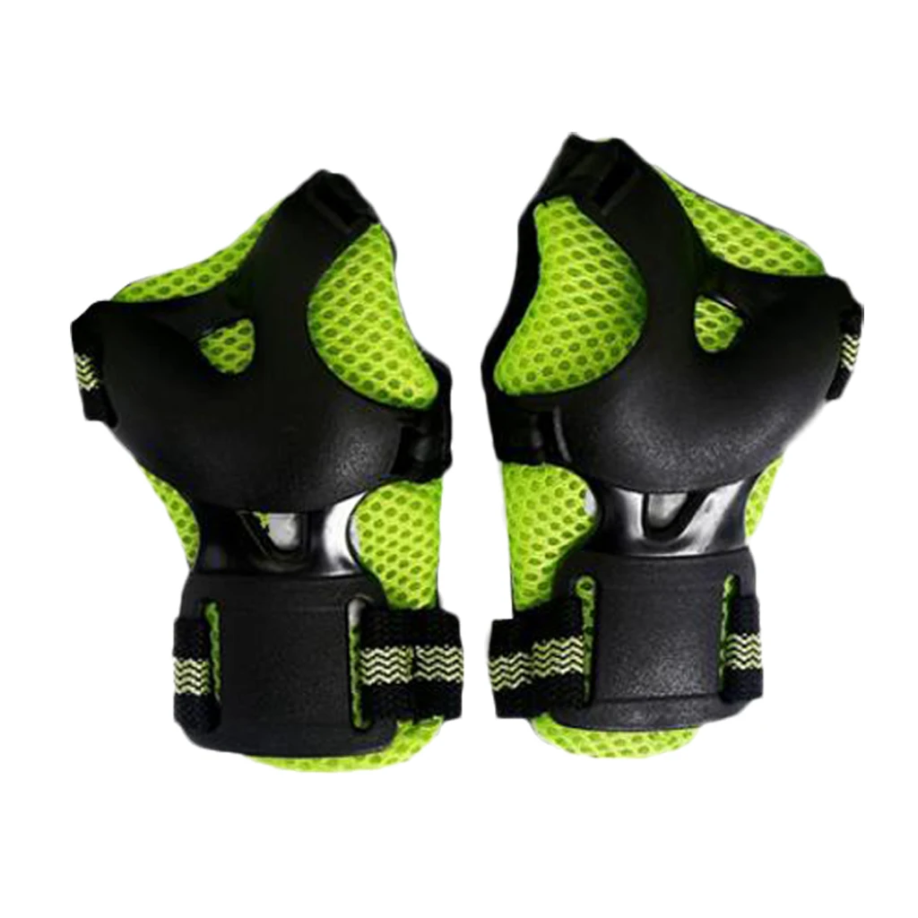 6 Pcs Kids Children Inline & Roller Skating Scooter Knee Wrist Elbow Pad Guard for Roller Skating Scooters Skateboards Cycling